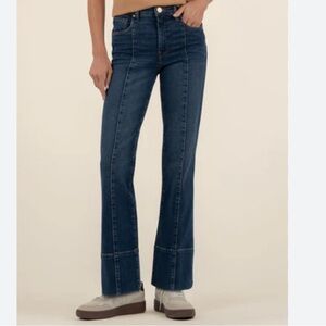 Kut from the Kloth Dark Blue Straight-Leg Jeans